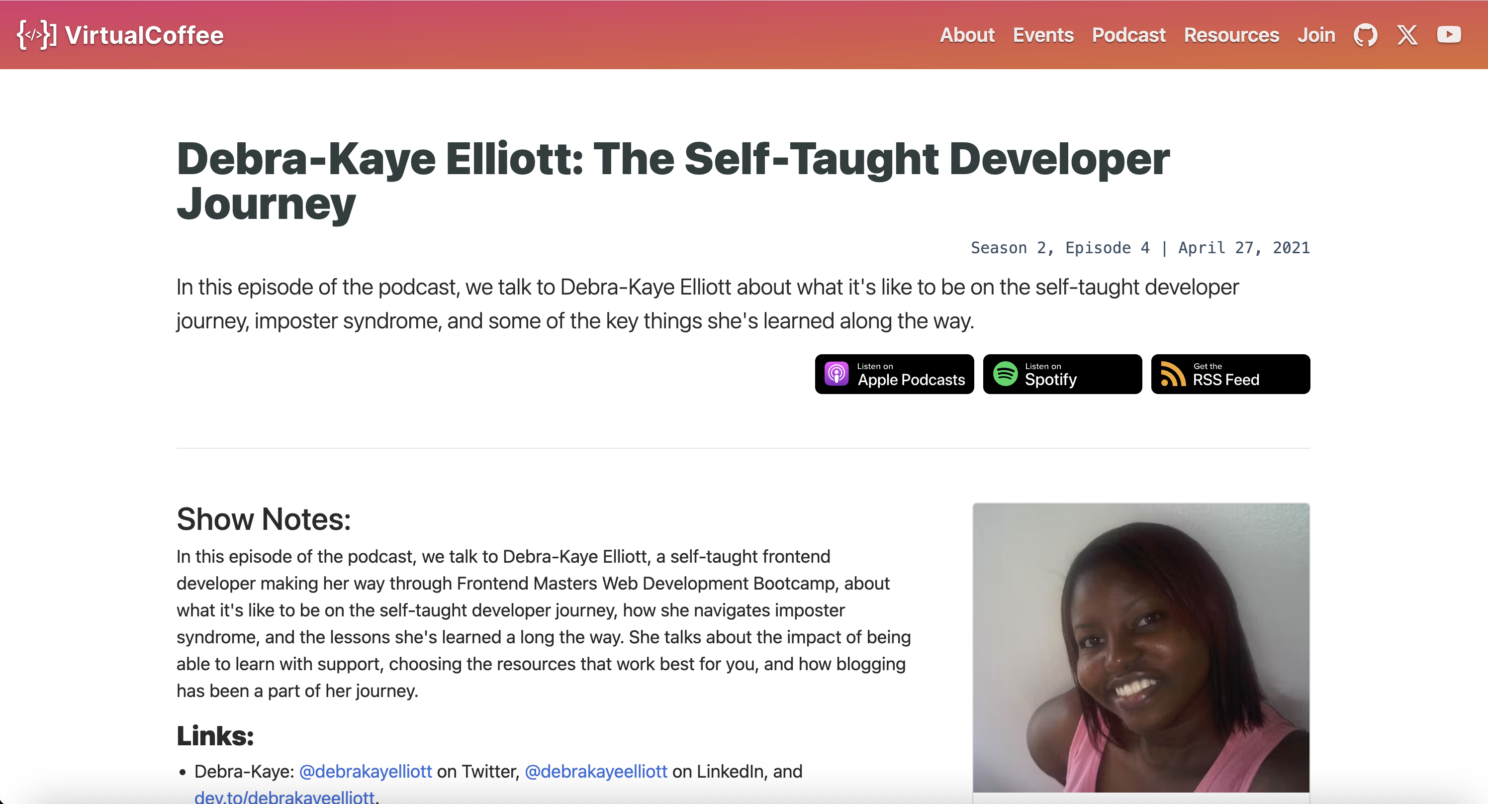podcast feature